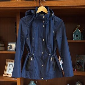 Liverpool Woman’s Donna Dual Layer Rain Jacket Small Navy